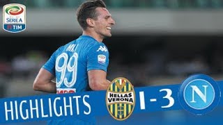 Hellas Verona  Napoli 13  Highlights  Giornata 1  Serie A TIM 201718 [upl. by Schechinger]