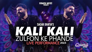 Kali Kali Zulfon Ke Phande Na Daalo  Nusrat Fateh Ali Khan  Sagar Wali Qawwali Live Performance [upl. by Sunda]