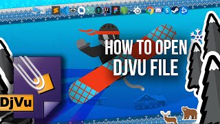 How to open DJVU file on Windows 10  DJVU Reader WinDjView [upl. by Ainaled243]