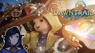 FFXIV Dawntrail Trailer Reaction with Friends [upl. by Tillion]