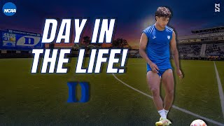 A Day In The Life Of A Division 1 Soccer Player  Duke [upl. by Auqenwahs]