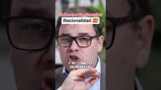 Todos los documentos para la nacionalidad española [upl. by Kire]