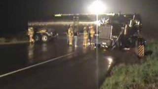 Tractor Trailer Accident I80 W Near Bloomsburg [upl. by Dahl]