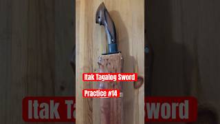 Filipino Itak Tagalog Sword martialarts filipinomartialarts swordsman [upl. by Buatti876]