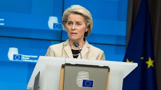 Verklagt und verspottet Ursula von der Leyen pocht auf zweite Amtszeit [upl. by Ahsimak147]