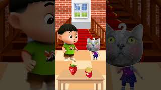 Lets eat healthy food and beverages shorts cartoon animation funny [upl. by Ahsemac320]