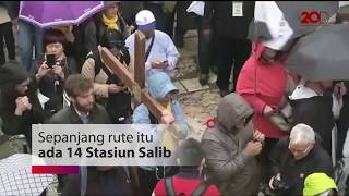 Prosesi Jalan Salib di Yerusalem Awali Perayaan Hari Paskah [upl. by Tadd]