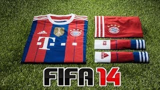 FIFA 14  FC Bayern München New Trikot 20142015 Home [upl. by Atirahs]