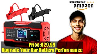 Buy Car Battery  YONHAN Battery Charger 10Amp 12V and 24V FullyAutomatic Smart Car Battery [upl. by Elmajian166]