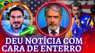 EUA reconhece DERROTA de Maduro e Bonner dá notícia com cara de velório [upl. by Anwahsat998]