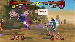 Naruto Shippuden 6 HD LEE🆚SASUKE DEMON  RTX3080tiR7800X3D💥PCSX2 Emulador PlayStation²  4K60FPS [upl. by Brodie]