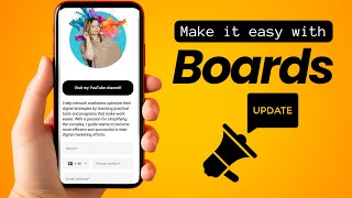 New Feature in Boards Simplify Your Marketing Workflow [upl. by Arvell498]