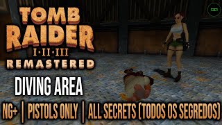 ÁREA DE MERGULHO  GUIA DE CONQUISTAS E TROFÉUS  TOMB RAIDER II REMASTERED [upl. by Alyakcm]