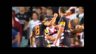 benji marshall fight vs sydney roosters [upl. by Chesnut221]