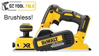 Dewalt BRUSHLESS 18V Planer DCP580 [upl. by Aerdua377]