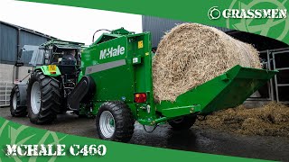 The McHale C460 Silage Feeder amp Straw Blower [upl. by Amaerd]