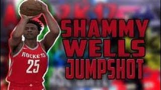 Shammy Wells Jumpshot in Nba 2k18 mobile [upl. by Dominica]