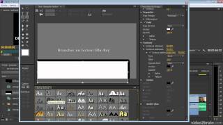 Premiere Pro CS6  Créer et monter des titres [upl. by Medrek]