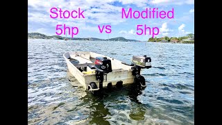 Outboard 5hp modified [upl. by Rehpoitsirhc]