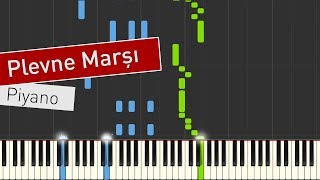 Plevne Marşı  Piano  Nasıl Çalınır [upl. by Htnamas596]