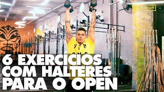 6 exercícios com halteres para o Open de Crossfit  Tutorial do Hamoy [upl. by Inalem145]