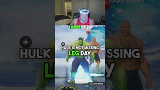 Hulks got 3 knees boys cheddy kick fortnite [upl. by Aliak]