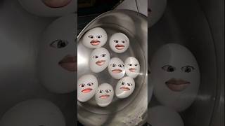 Life of boiling eggs 🤣  No crack 👉 not boiled 😅  shorts funny comedy [upl. by Samale]