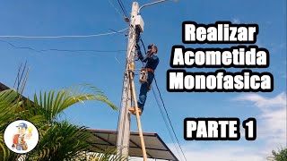 Como Realizar Acometida Monofasica En Un Segundo Piso  Parte 1  Curso de Electricidad 20 [upl. by Erastus135]