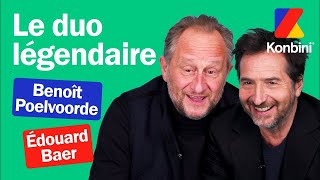 Édouard Baer et Benoit Poelvoorde  la rencontre légendaire pour quotAdieu Parisquot  Interview [upl. by Aseram655]