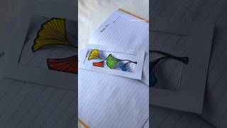 Bookmark painting art painting shorts youtubeshorts satisfying creative [upl. by Atwater]