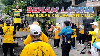 Senam Lansia RW Rolas Kelurahan Mojo 13 [upl. by Farrah]