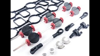 Audi VW 27 30 inlet intake Manifold repair Kit A4 A5 A6 A7 A8 Q7 059129711 059129712 [upl. by Peer]