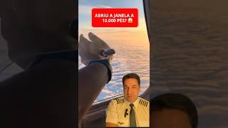 PILOTO ABRIU A JANELA EM VOO aviation avgeek aviationlovers pilot shortvideo shorts flying [upl. by Liag]