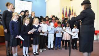 The Salvation Army sunderland millfield Corps singing company and UK Tamil Salvationist kids [upl. by Ziladnerb]