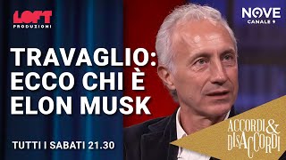 Travaglio ecco chi è Elon Musk [upl. by Drageruaeb]