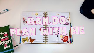 BANDO PLANNER PLAN WITH ME [upl. by Annahvas]