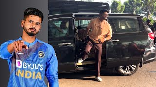 Shreyas Iyer Spotted At Mumbai Airport Departure [upl. by Roseanne]