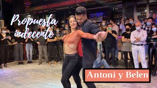 PROPUESTA INDECENTE  ROMEO SANTOS  ANTONI Y BELEN Bachata Fusión [upl. by Kempe447]