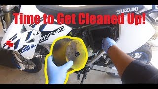 How To Clean A Foam Air Filter  DRZ400SM [upl. by Quincey]