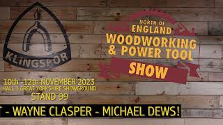 Klingspor Abrasives  Harrogate Woodworking Show 2023 [upl. by Htebzil]