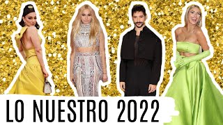 ALFOMBRA PREMIO LO NUESTRO 2022 LOS MEJORES y PEORES VESTIDOS [upl. by Ledah657]