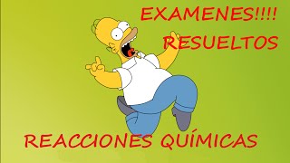 reacciones químicas exámenes 03 4 ESO ejercicios [upl. by Nosirrag223]