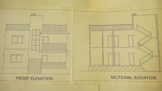 1300 sqft Indian House Ground Floor Plan 1300 Sqft Area  Front Elevation  Sectional Elevation [upl. by Binni781]