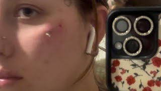 taking out all my piercings pain [upl. by Rhona72]