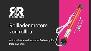 Rollladenmotore von rolllra  Klassisch Funk und Plug amp Play für Ihren Rollladen [upl. by Nosecyrb]