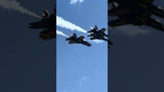 USN Blue Angels Flying in Formation shorts short fighterjets [upl. by Ebba]