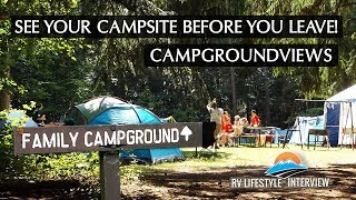 See Your Campsite Before You Make Reservations  RV Camping [upl. by Lomax350]