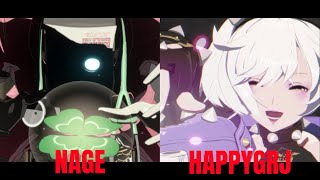 Guilty Gear Strive Nage Faust VS HappyGRJ Elphelt High Level Gameplay [upl. by Goines807]