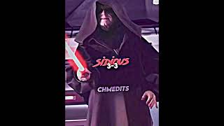 Darth Sidious vs Darth Plagueis starwars shorts edit thx XZEDITS for the suggestion [upl. by Trinity]