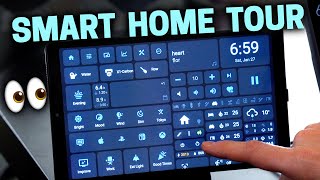 The BEST Dashboard I’ve EVER Seen Smart Home Tour [upl. by Neelhtac]